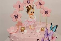 Birthday Party Baby Girl Cake 9