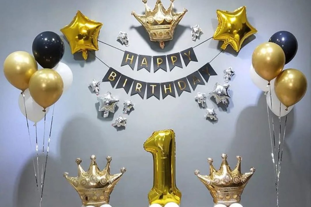1st Birthday King Theme Decoration