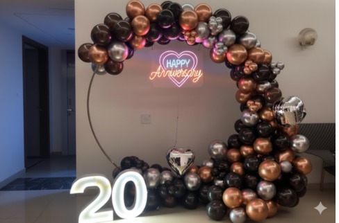 Anniversary Love Theme Decor