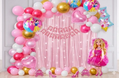 Beautiful Barbie Birthday Decor