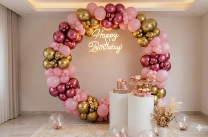Beautiful Ring Birthday Decor