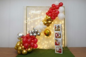 Fiery Love Fest Anniversary Decoration