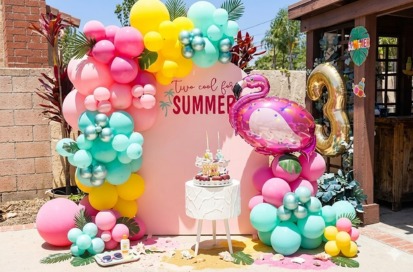 Flamingo Theme Pink Decor