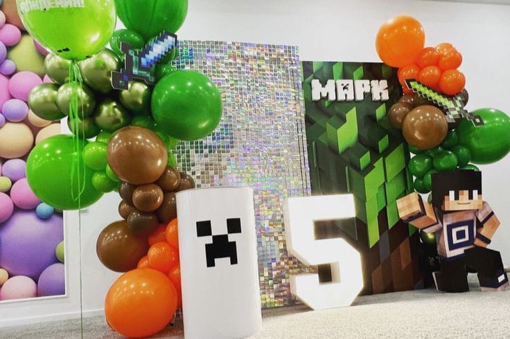 Mine craft Theme Decoration