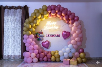 Pretty Multi Color Birthday Decoration