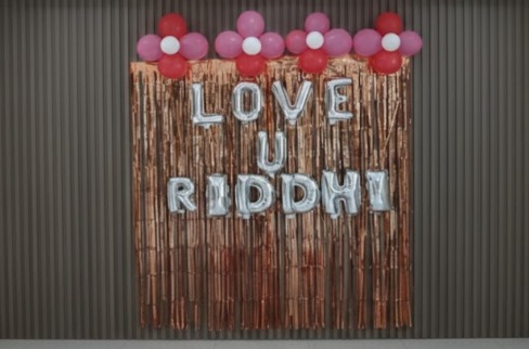 Romantic Proposal Balloon Decoration