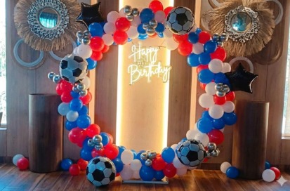 Sport Football Theme With Ring