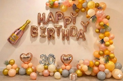 Waves Of Golden Birthday