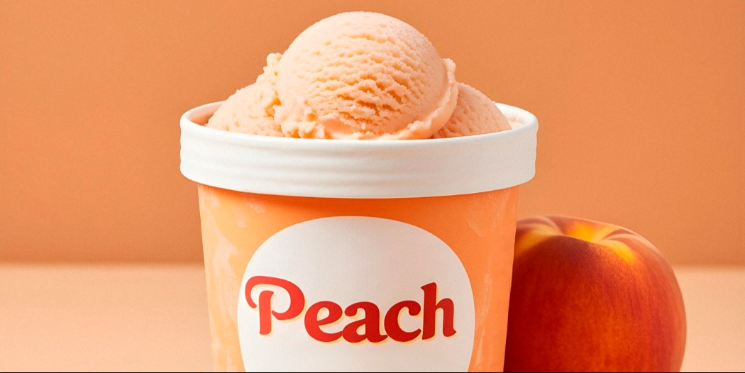 Catering Service for National Peach Ice Cream Day at Home