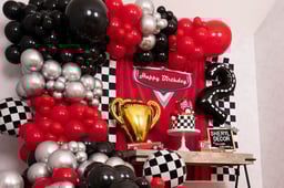 Birthday Decor With Car Theme 