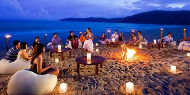 Special Beach Party ocassion food prepared by COOX