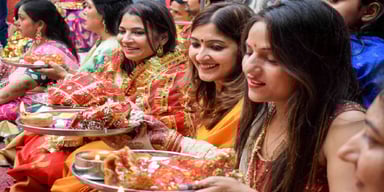 Special Karva Chauth ocassion food prepared by COOX