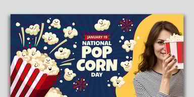 Special National Popcorn Day ocassion food prepared by COOX