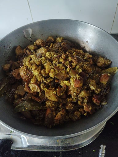 Tasty Baingan ki Sabzi cooked by COOX chefs cooks during occasions parties events at home