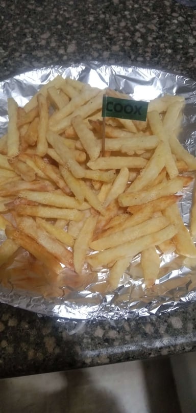Tasty French Fries cooked by COOX chefs cooks during occasions parties events at home