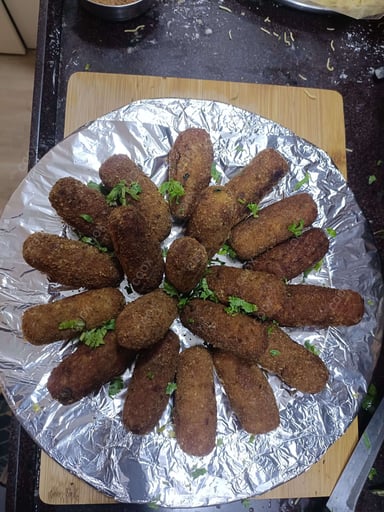 Tasty Fish Croquettes cooked by COOX chefs cooks during occasions parties events at home