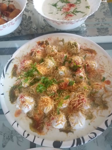 Tasty Dahi Bhalla cooked by COOX chefs cooks during occasions parties events at home