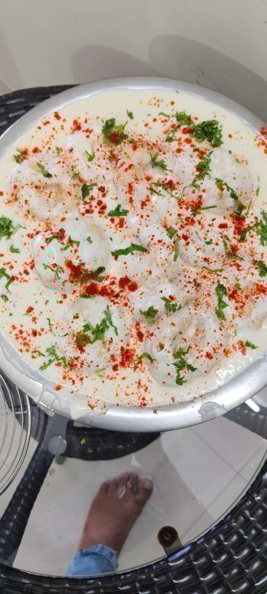 Tasty Dahi Vada cooked by COOX chefs cooks during occasions parties events at home