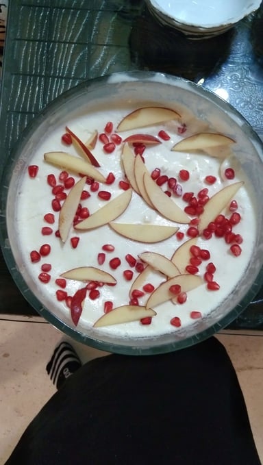 Tasty Fruit Cream cooked by COOX chefs cooks during occasions parties events at home