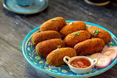 Tasty Fish Croquettes cooked by COOX chefs cooks during occasions parties events at home