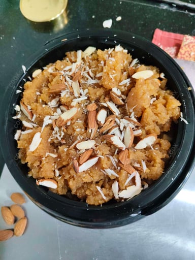 Tasty Moong Dal Halwa cooked by COOX chefs cooks during occasions parties events at home