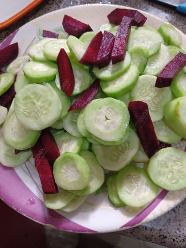 Tasty Garden Fresh Salad cooked by COOX chefs cooks during occasions parties events at home
