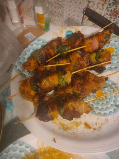 Tasty Chicken Shashlik cooked by COOX chefs cooks during occasions parties events at home