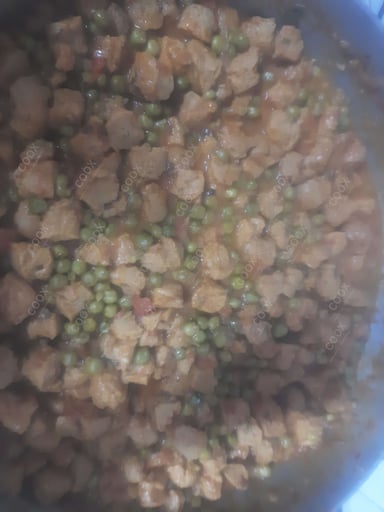 Tasty Matar Soyabean cooked by COOX chefs cooks during occasions parties events at home