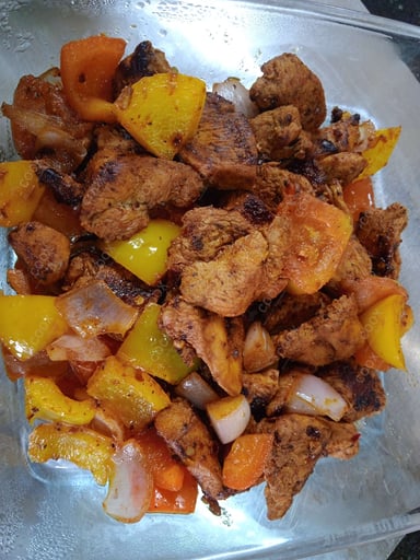 Tasty Chicken Shashlik cooked by COOX chefs cooks during occasions parties events at home