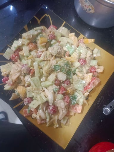 Tasty Greek Salad cooked by COOX chefs cooks during occasions parties events at home