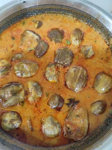 Tasty Baingan ki Sabzi cooked by COOX chefs cooks during occasions parties events at home