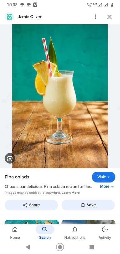 Tasty Blue Lagoon cooked by COOX chefs cooks during occasions parties events at home