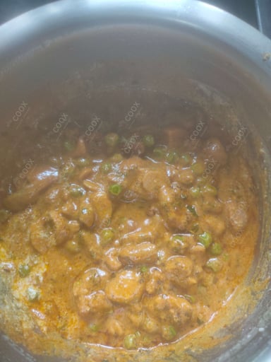 Tasty Matar Mushroom cooked by COOX chefs cooks during occasions parties events at home