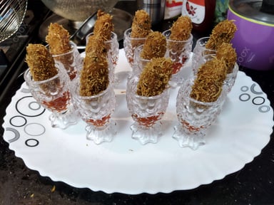 Tasty Cheese Kurkure cooked by COOX chefs cooks during occasions parties events at home