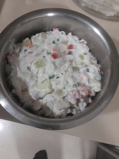 Tasty Russian Salad cooked by COOX chefs cooks during occasions parties events at home