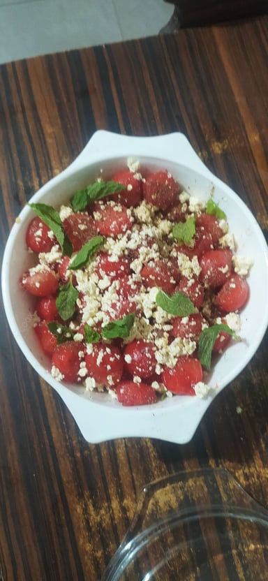 Tasty Watermelon Feta Salad cooked by COOX chefs cooks during occasions parties events at home