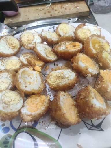 Tasty Scotch Eggs cooked by COOX chefs cooks during occasions parties events at home