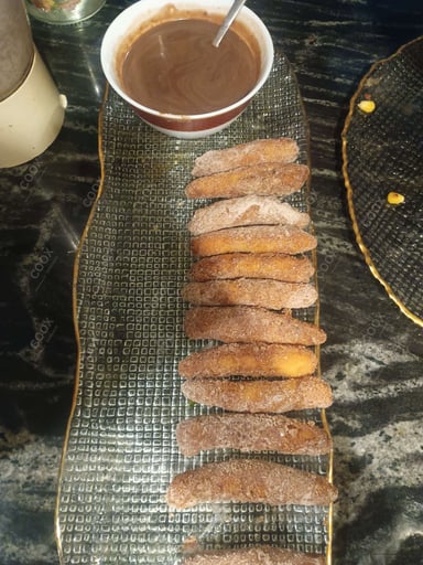 Tasty Churros cooked by COOX chefs cooks during occasions parties events at home