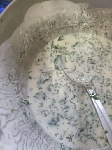 Tasty Yogurt Parsley Dip cooked by COOX chefs cooks during occasions parties events at home