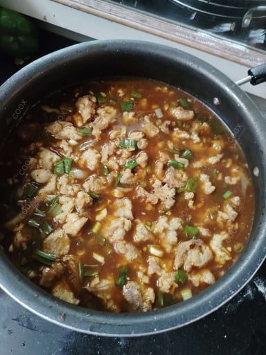 Tasty Chicken Manchurian (Gravy) cooked by COOX chefs cooks during occasions parties events at home