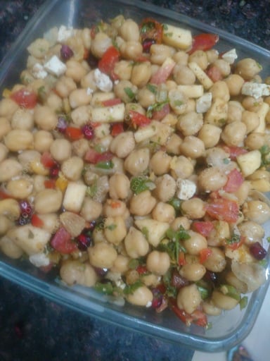 Tasty Chickpea Salad cooked by COOX chefs cooks during occasions parties events at home