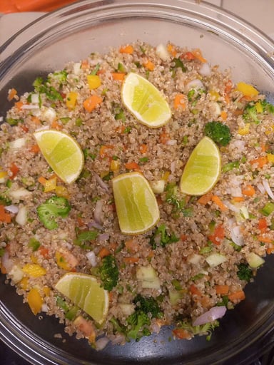 Tasty Quinoa Salad cooked by COOX chefs cooks during occasions parties events at home