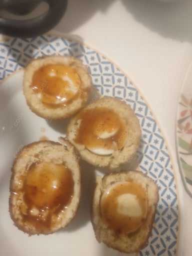 Tasty Scotch Eggs cooked by COOX chefs cooks during occasions parties events at home