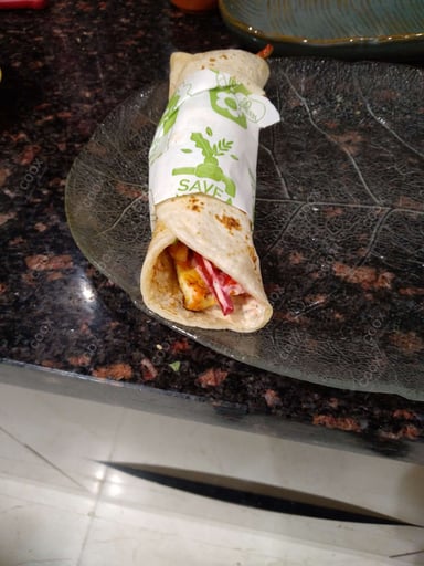 Tasty Paneer Shawarma cooked by COOX chefs cooks during occasions parties events at home