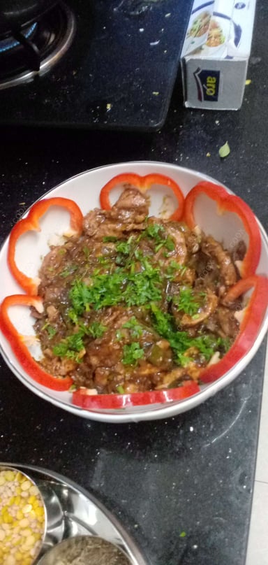 Tasty Pepper Chicken cooked by COOX chefs cooks during occasions parties events at home