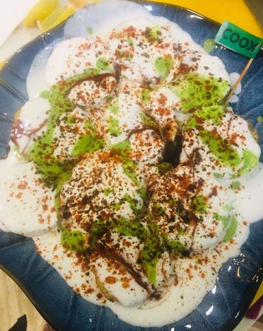 Tasty Aloo Tikki Chaat cooked by COOX chefs cooks during occasions parties events at home