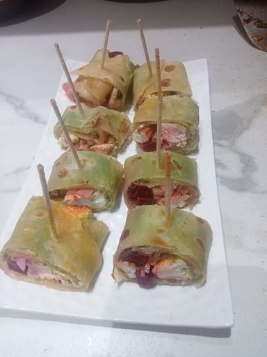 Tasty Paneer Shawarma cooked by COOX chefs cooks during occasions parties events at home