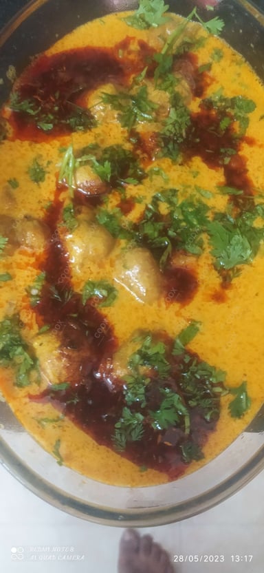 Tasty Kadhi cooked by COOX chefs cooks during occasions parties events at home