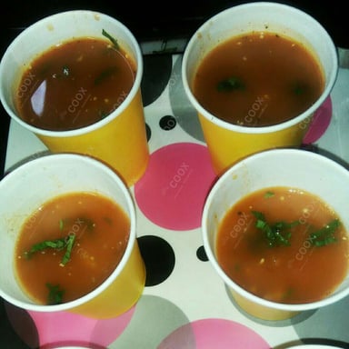 Tasty Tomato Basil Soup cooked by COOX chefs cooks during occasions parties events at home