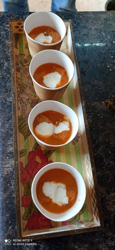 Tasty Tomato Basil Soup cooked by COOX chefs cooks during occasions parties events at home